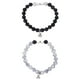 thumbnail image 1 of EeaseMX 2 pulseras creativas para parejas, cadena de muñeca auspiciosa, joyería decorativa para la mano., 1 of 8