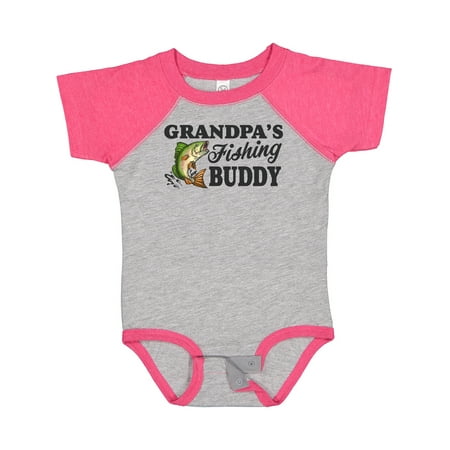 

Inktastic Grandpa s Fishing Buddy Boys Baby Bodysuit