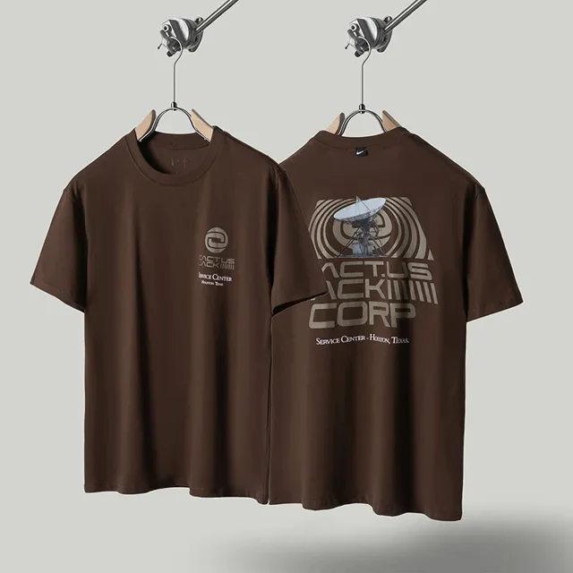 Yao888-Camiseta con estampado gráfico de espuma para hombre, ropa de calle de gran tamaño, estilo hip hop, informal, Y2k, 1:1Brown-TS14