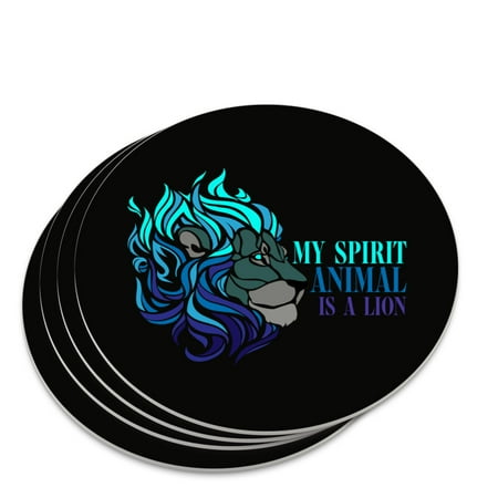 

My Spirit Animal is a Lion Novelty Coaster Set