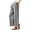 Gray, variant on Edvintorg Sweats for Women Loose Casual Elastic Waisted Wide Leg Jogger Solid Color Athletic Pant with Pocket Plus Size Women Clothing Black S-3XL