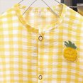 thumbnail image 4 of NOLDARES Baby Girl Clothes Infant Toddler Girl Outfit Long Sleeve Shirts Top Rufffle Pants Little Girls Clothes(Yellow,2-3 Y), 4 of 4