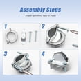 thumbnail image 2 of MAKERELE 12-Pack 3/4 Inch Clamp Type Connectors - UL Listed - Zinc Die-cast Construction - Versatile for NM and SE Cable Installations in Metallic Conduit, 2 of 6