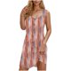 thumbnail image 2 of Camisón de poliéster para mujer, vestido de tirantes con cuello en V y botones para vacaciones de primavera y verano., 2 of 8