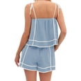 thumbnail image 3 of Spaghetti Strap Women 2 Piece Sets Tank Tops Camisole and High Waist Shorts, 3 of 6