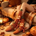 thumbnail image 3 of Halloween 3D Novelty Socks, Halloween Themed 3D LegwearSocks ,Funny 3D Figure Knit  Socks,  Stretch Footwear, Costume Family Matching Socks,Home Wear and Holiday Presents, 3 of 8