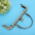 thumbnail image 4 of Metal Frame Kiss Clasp Lock, Beautiful And Practical Purse Frames For Bags, Bronze Retro Square Embossed For DIY Purse Frame Purse Making,Bag Making, 4 of 8
