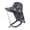 Black, variant on Mosquito Head Net Hat-Camo UPF 50 Wide Brim Sun Hat with Bug Net and Neck Flap for Hiking, Camping, Fishing, Men and Women, Green