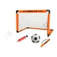 thumbnail image 4 of Portería de fútbol infantil plegable, equipo de fútbol, ​​bomba de aire, balón de fútbol, ​​puerta de fútbol Naranja 120x80cm, 4 of 9