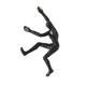 thumbnail image 1 of Escultura de pared de hombre de escalada de resina Retro de estilo industrial, 14x7x25.7cm, 1 of 9