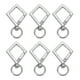 thumbnail image 1 of Uxcell Clip de Llavero con Diamantes, Ganchos de Anillo Giratorio de Llave, Clips de Resorte de Aleación de Zinc, Hebilla de Gatillo Plata, 1 of 1