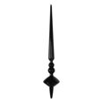 thumbnail image 1 of Vickerman M183317S 12 Po. Embout de Cupola Noir Brillant 3 par Sac, 1 of 3