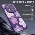thumbnail image 4 of Threehao Funda para Xiaomi Redmi Note 14 Pro Plus 5G Case Uso Rudo, Ultra Delgado Flexible Morada Su, 4 of 6