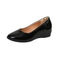 thumbnail image 3 of YOUYEDIAN Loafers for Women Comfortable Versatile Pointed Toe Fashion Wedge Heel Non Slip Flats Casual Low Cut Outdoor Walking Shoes, 3 of 5