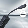 thumbnail image 4 of NEXAVKPR Type C Extension Cable Wire with Power Switching Button, 480Mbps Data 5V3A Charging Cord for LED Light Fan Lamp Black, 4 of 9