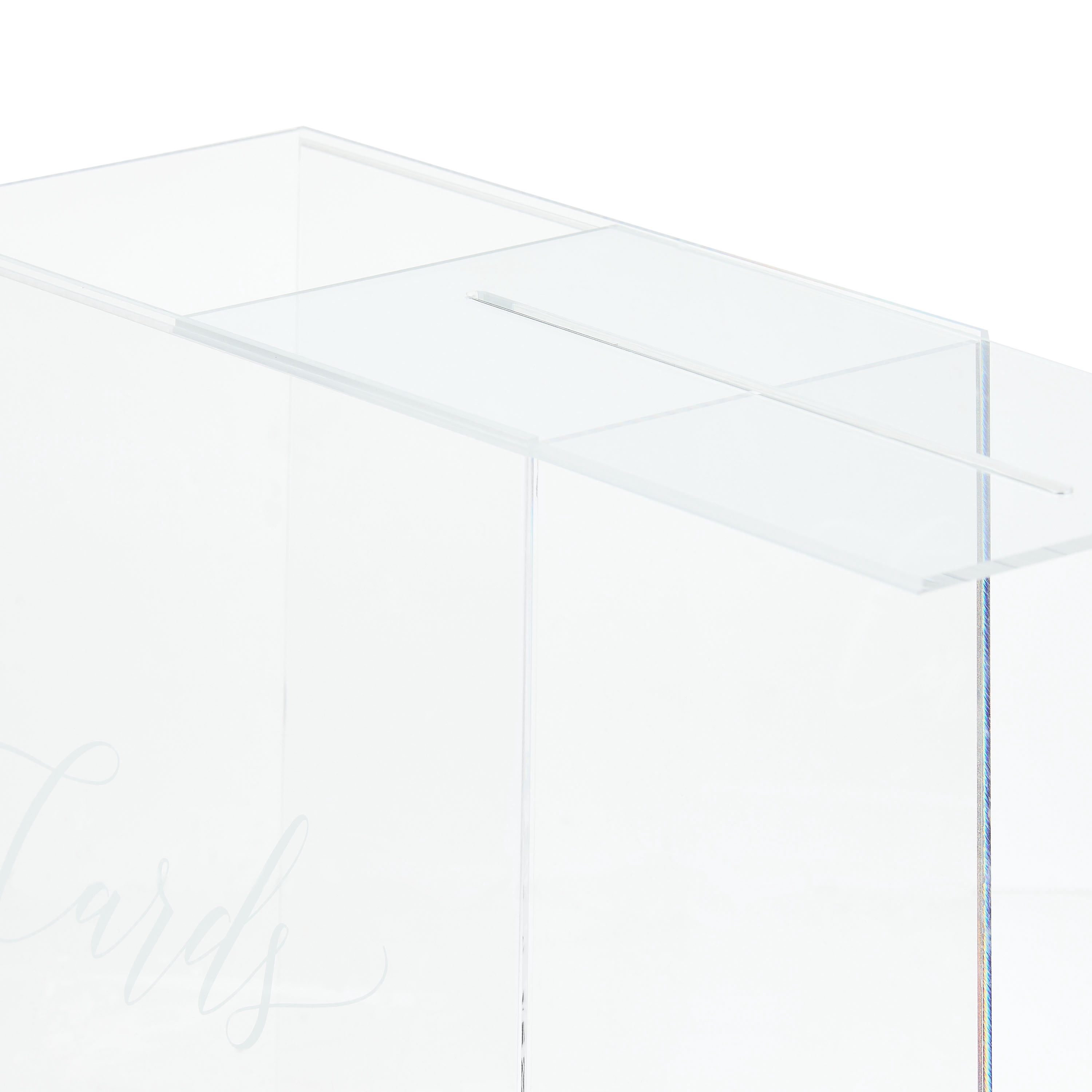 Clear Acrylic Card Box with Slot, by Way To Celebrate