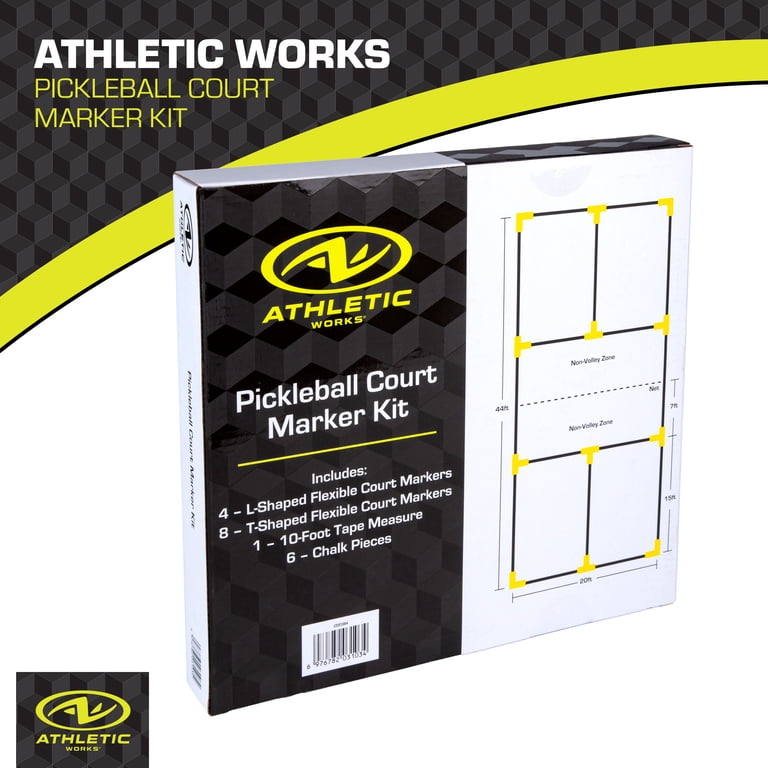 Athletic Works Pickleball Court 12-Piece Marking Kit photo 2