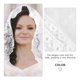 thumbnail image 5 of KAKOWELY Velo de encaje decorativo para mujer, velo de encaje para cubrir la cabeza, bufanda de encaje, velo de encaje, capa, velo, tocado para boda, 5 of 5