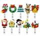 thumbnail image 1 of 10 Pieces Felt Nurse Badge Reel Retractable Cute Badge Holder with Alligator Clip Santa Claus Tree (Cute Style), 1 of 5