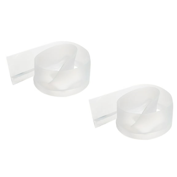 21inch Length Silicone Stove Gap Cover Gap Filler Between Stove and Counter Clear 2Pack