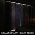 thumbnail image 1 of 2PCS Star Curtains Blackout High Precision Curtains for Kids Girls Bedroom Living Room Colorful Double Layer Star Window Curtains, 1 of 4