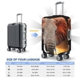 thumbnail image 6 of Disketp Elephant Sunset In Kenya Elastic Travel Luggage Cover Travel Suitcase Protective Cover For Trunk Case Apply To 18''-32'' Suitcase Cover (Luggage not included)-Small, 6 of 9