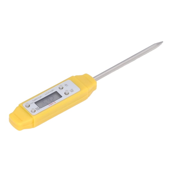 GJX Digital Food Thermometer Automatic Calibration Pen Style High Accuracy Electronic Pocket Thermometer Yellow