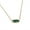 Emerald/Cat's Eye, variant on Elisa Silver Iridescent Drusy Necklace
