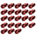 thumbnail image 3 of ECCPP Wheel Lug Nuts 23 Pieces 1/2"-20 Red Bulge Acorn Drive Closed 3/4" Lug Nuts for Jeep for Cherokee/CJ5/Comanche/Grand for Cherokee 1966-2013, 3 of 5