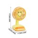 thumbnail image 3 of Candy Color Mini Desktop Fan USB Rechargeable Small Fan For Office Desk Summer Coolings Fan, 3 of 6
