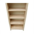 thumbnail image 4 of International Concepts Solid Wood Shaker Bookcase, 48 in H, 4 of 11
