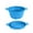 Large, variant on ZDM Multi-Function Collapsible Silicone Steamer and Colander Insert, Diameter 19 cm,blue