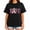 Black-3, variant on Hope Pink Ribbon Breast Cancer Awareness Leopard Graphic Short Sleeve T-Shirt for Women