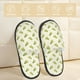 thumbnail image 2 of Fotbe Corn Pantuflas Peludas para Mujer con Estampado, Zapatillas de Peluche, Zapatos de Invierno para Casa, Uso Interior y Exterior-Large, 2 of 8