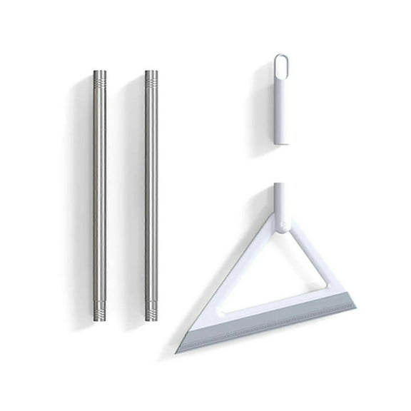 3-in-1 Magic Broom – TPR Floor Sweeper with Built-In Squeegee & Scraper for Fast Hair, Dust, Dirt & Liquid Spill Cleanup