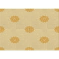 thumbnail image 1 of Ahgly Company Machine Washable Indoor Rectangle Transitional GoldenRod Gold Area Rugs, 2' x 3', 1 of 7