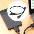 thumbnail image 3 of Cable USB 3.0 A macho a Micro B de 60 cm para disco duro móvil, 5 Gbps, forma de Y, doble alimentación, alta velocidad, portátil, externo, convector, 3 of 7