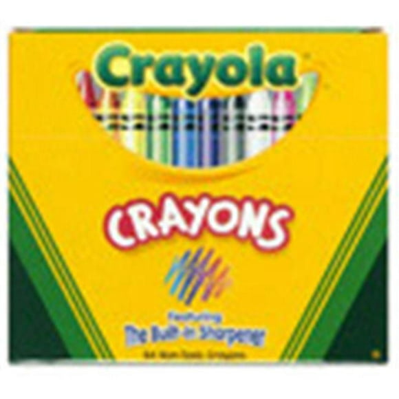 Crayola Llc Anciennement Binney & Smith Crayola Regular Size-Craie de Cire 64Pk