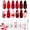 Classic Red, variant on modelones Nude Hema Free Gel Nail Polish Set, 6 Colors Nude White Neutral Brown Skin Tone Beige Khaki Glitter Gel Polish Kit 2026 Spring Gel Nail Kit Polka Dot Nails Soak Off French Nail Art Manicure