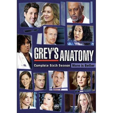 Grey's Anatomy: Complete Sixth Season (DVD) (Best Greys Anatomy Episodes To Rewatch)