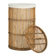 thumbnail image 4 of Safavieh Libby Nautical Rattan Storage Hamper with Liner, 4 of 8