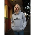 thumbnail image 2 of Call Me Bad Influencia Hoodie Women -Smartprints Designs, Female XX-Large, 2 of 4