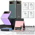 thumbnail image 4 of Compatible for Samsung Galaxy Z Flip 4 Case, Ultra-Thin Folding Nano Coating All-Drop Protection Cover Case for Samsung Z Flip 4 (Pink), 4 of 14