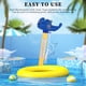 thumbnail image 5 of Bebé piscina flotador termómetro dibujos animados portátil niños baño juguete (pequeña ballena azul) Tmvgtek Libre de BPA, 5 of 9