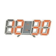 thumbnail image 4 of DOLITY Digital Alarm Clock Large LED Display Multifunctional Mini Clock Table Clock for White and Orange, 4 of 9