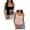 Pink & Black, variant on YUEHUA 2-Pack Women's Lace Cami Y2K U Neck Spaghetti Strap Sleeveless Lace Tank Top Camisole Shirts