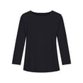 thumbnail image 4 of Garbnen Girls Long Sleeve Shirt Crewneck Black T-Shirts for Girls Basic Fall Preppy Cute Clothes for Teen Girls 5-6 Years, 4 of 4