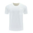 thumbnail image 5 of Lmnyox Short Sleeve Basic Tee for Men Casual Athletic Sport T Shirt with Pocket Crew Neck Summer Running Tops, 5 of 7