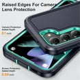 thumbnail image 5 of For Samsung Galaxy S25 5G 6.2inch Life Waterproof Rugged Phone Case,Green,For Galaxy S25(5G), 5 of 7