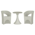 thumbnail image 2 of South Shore Dalya Table and Chairs Bistro Set, in Greige, 2 of 14